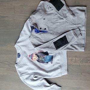 Polo Ralph Lauren shirt and sweatshirt